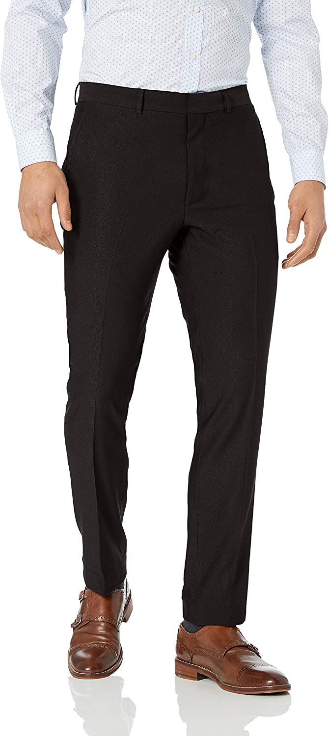 Unlisted by Kenneth Cole Men's 2 Button Slim Fit Suit with Hemmed Pant