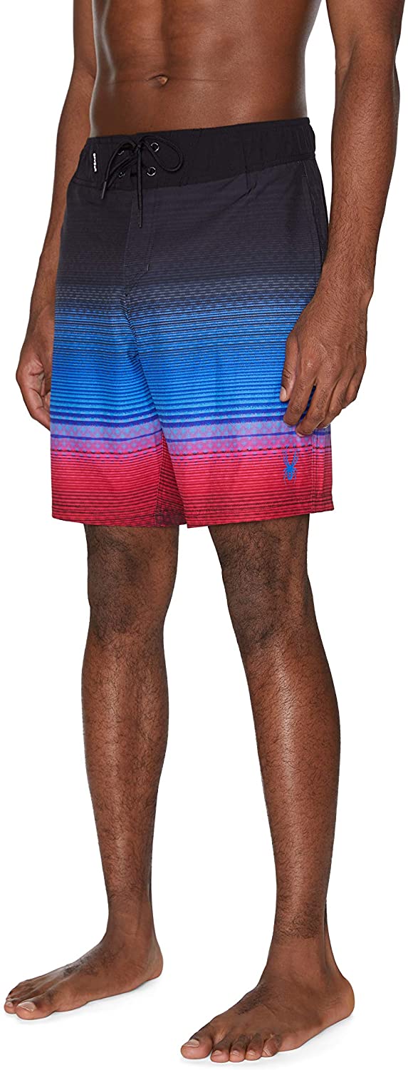 Spyder Men's 9" Ombre Stripe Hybrid Board Short
