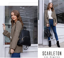 
                        
                          Cargar imagen en el visor de la galería, Scarleton Casual Fashion Backpack, Purses for women, Backpack for Women, Fashion Backpack for Women, H160801 - Black
                        
                      