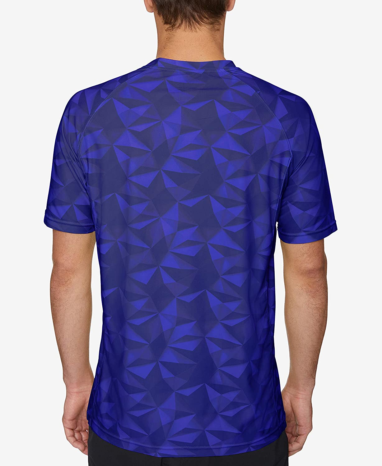 Spyder Men's Hydro Stretch Swim T-Shirt - Quick Dry Short Sleeve Rash Guard Tee