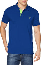 
                        
                          Cargar imagen en el visor de la galería, GANT Contrast Collar Pique Rugger Men's Polo Shirt, Yale Blue - JOY2ESpree
                        
                      