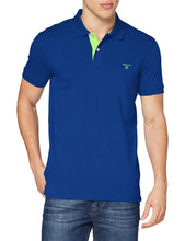 
                        
                          Cargar imagen en el visor de la galería, GANT Contrast Collar Pique Rugger Men's Polo Shirt, Yale Blue - JOY2ESpree
                        
                      