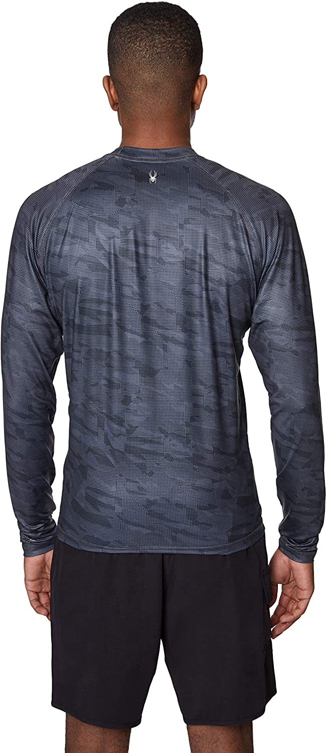 Spyder Men's Digital Camo Long Sleeve Rashguard