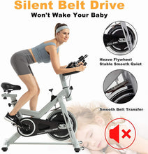 
                        
                          Muat gambar ke penampil Galeri, BINHIA Exercise Bike Indoor Cycling Bike Stationary - Cycle Bike with Ipad Mount &amp;Comfortable Seat Cushion - JOY2ESpree
                        
                      