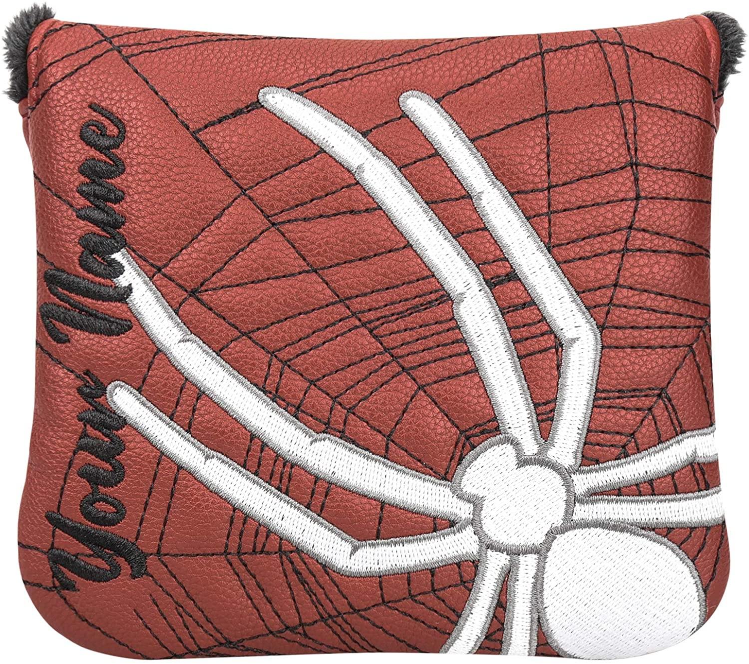 caiobob mytag Golf Mallet Putter Spider X Headcover with Hoop&Loop Closure - JOY2ESpree