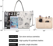 
                        
                          Cargar imagen en el visor de la galería, K.EYRE Women's Soft Faux Leather Tote Bag Purse Handbags Wallet Tote Shoulder Bag Purse Large Capacity
                        
                      