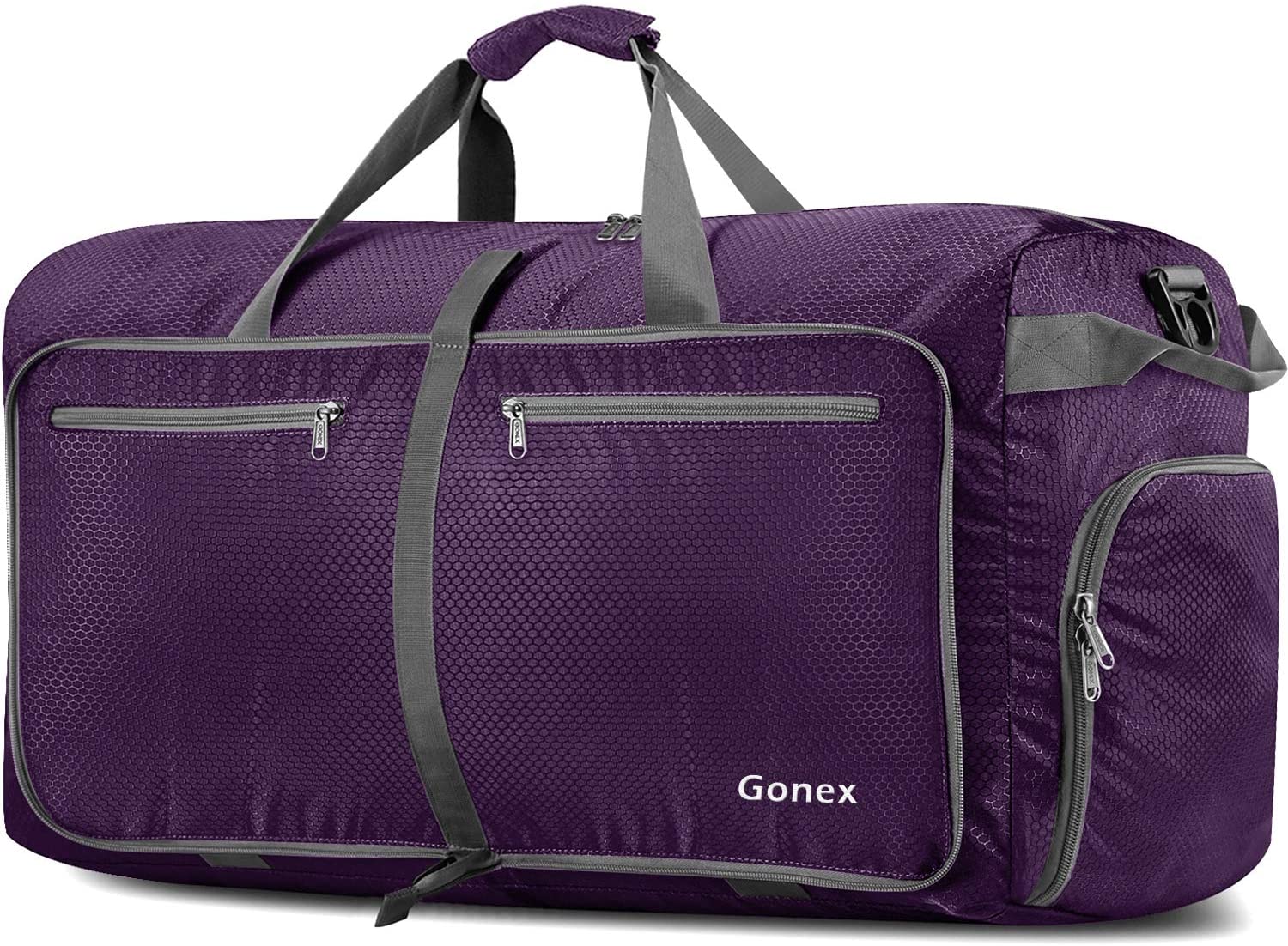 Gonex 150L Travel Duffel Bag Foldable Extra Large Duffle Bag XL Heavy Duty for Men Women for Luggage Shopping Gray