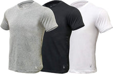 
                        
                          Load image into Gallery viewer, Spyder Crew Neck Mens Undershirts/Ultra Soft 95% Cotton Stretch T-Shirt
                        
                      