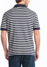 
                        
                          गैलरी व्यूवर में इमेज लोड करें, Nautica Men's Classic Fit 100% Cotton Soft Short Sleeve Stripe Polo Shirt - JOY2ESpree
                        
                      