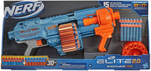 
                        
                          画像をギャラリービューアに読み込む, NERF Elite 2.0 Shockwave RD-15 Blaster, 30 Darts, 15-Dart Rotating Drum, Pump-Action Slam Fire, Built-in Customizing Capabilities
                        
                      