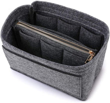 
                        
                          Load image into Gallery viewer, MA STRAP Purse Organizer with Detachable Zipper Pouch Multipurpose Felt Insert Bag Fit Speedy Neverfull Longchamp Tote
                        
                      