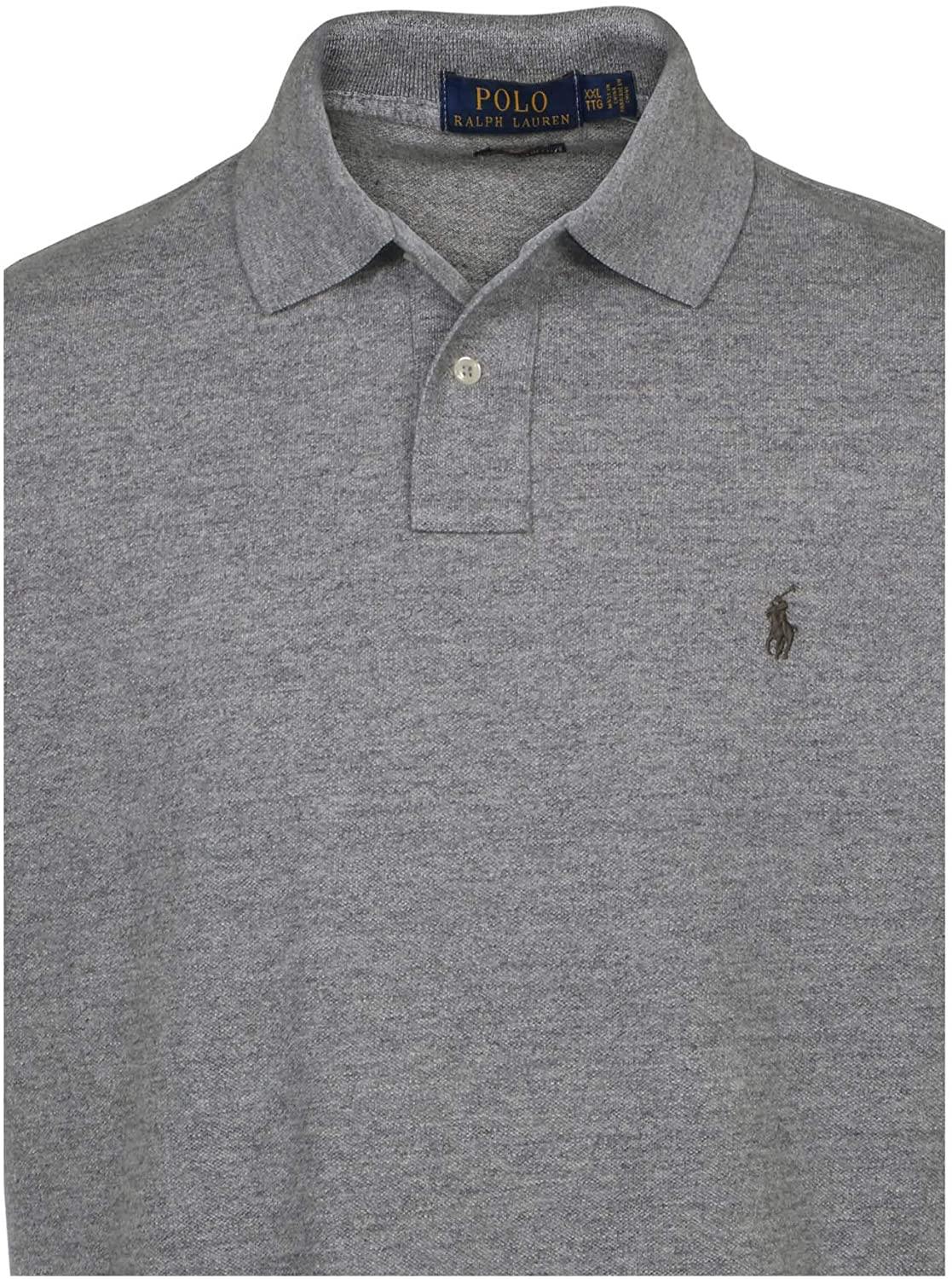Polo RL Men's Custom Slim Fit Mesh Pony Shirt