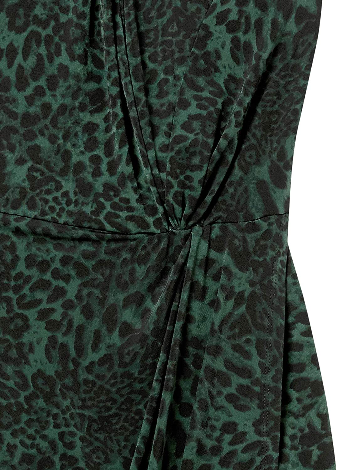 Amazon Brand - Lark & Ro Women's Sleeveless Crossover Twist Neck Faux Wrap Dress