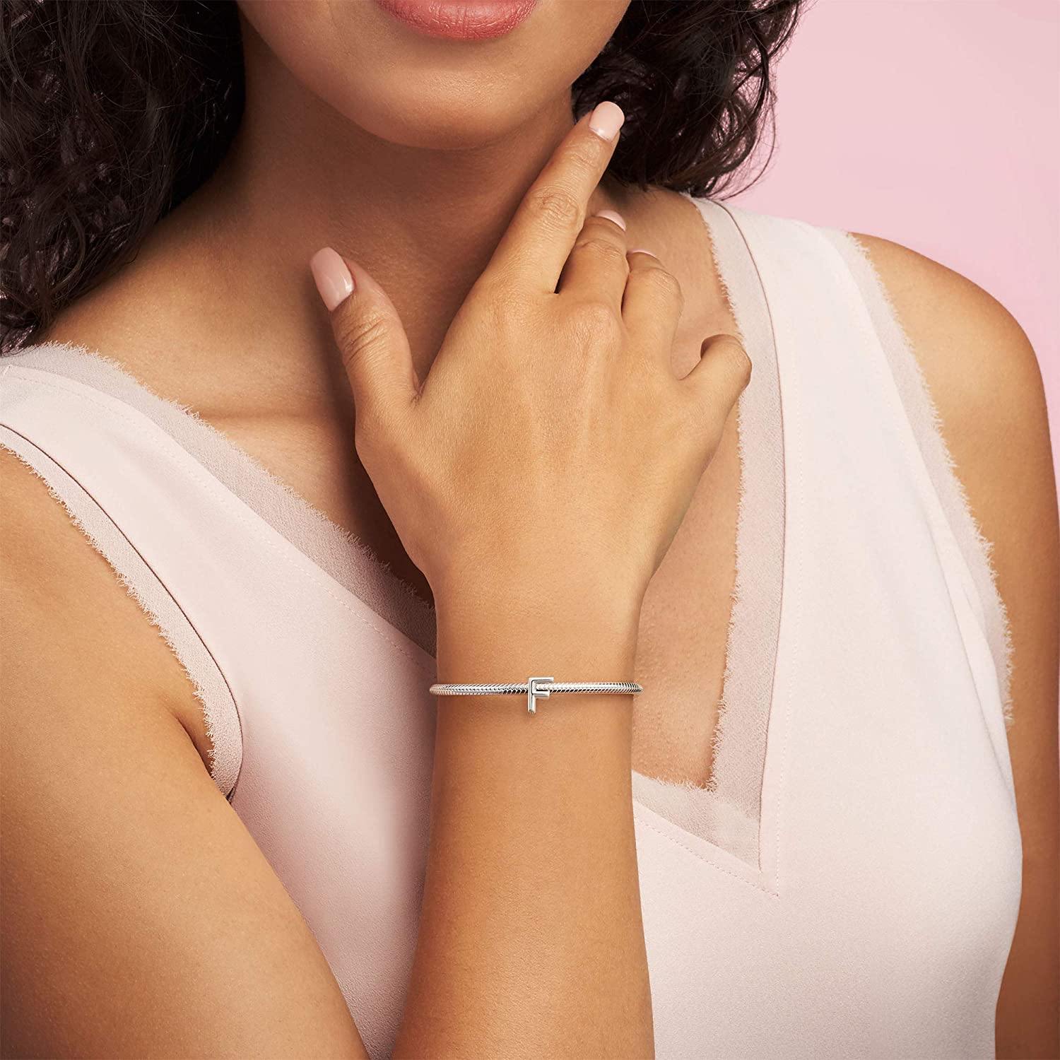 PANDORA Letter 925 Sterling Silver Charm - JOY2ESpree