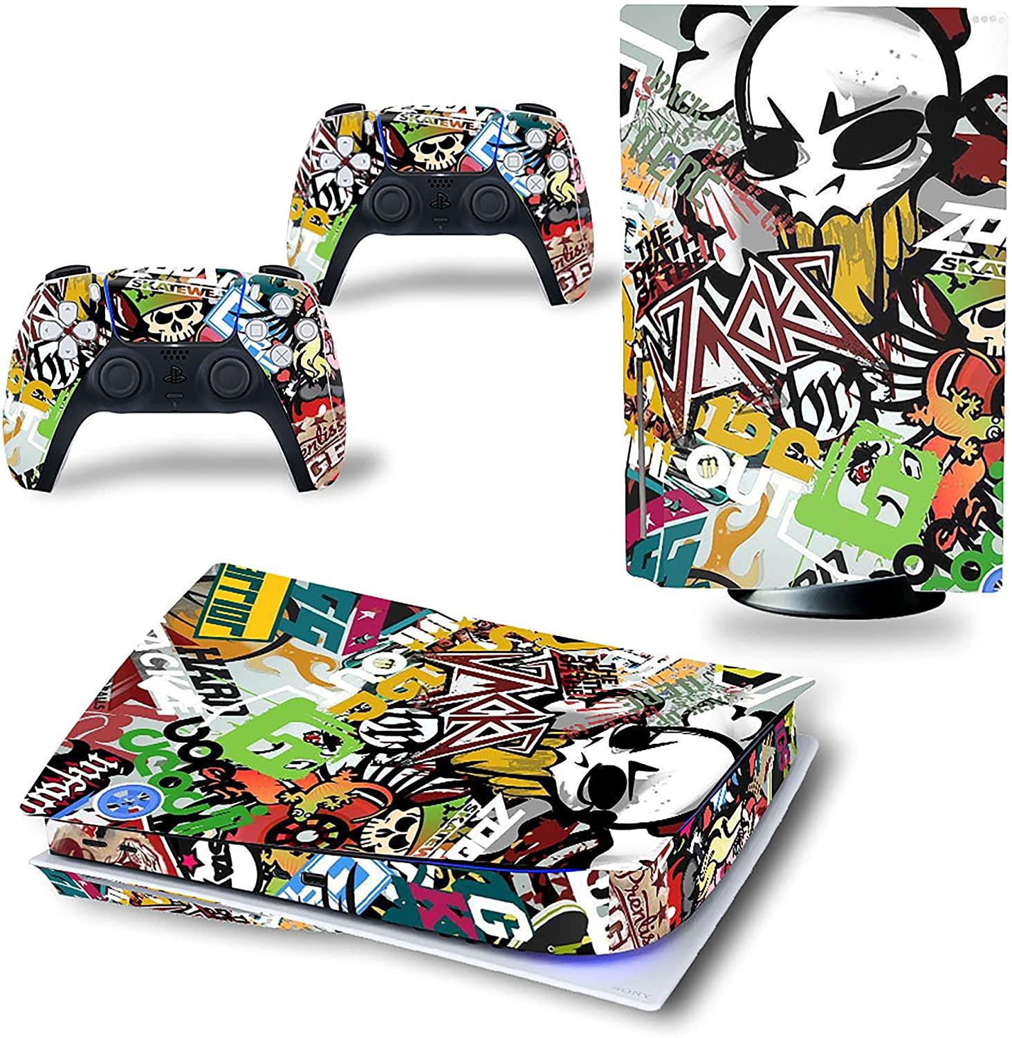 One Piece Ps5 Disk Version Vinyl Stickers Ps5 Console Skin and Controller Skin Beautiful Scratch-Resistant No Bubbles-ps-5 - JOY2ESpree