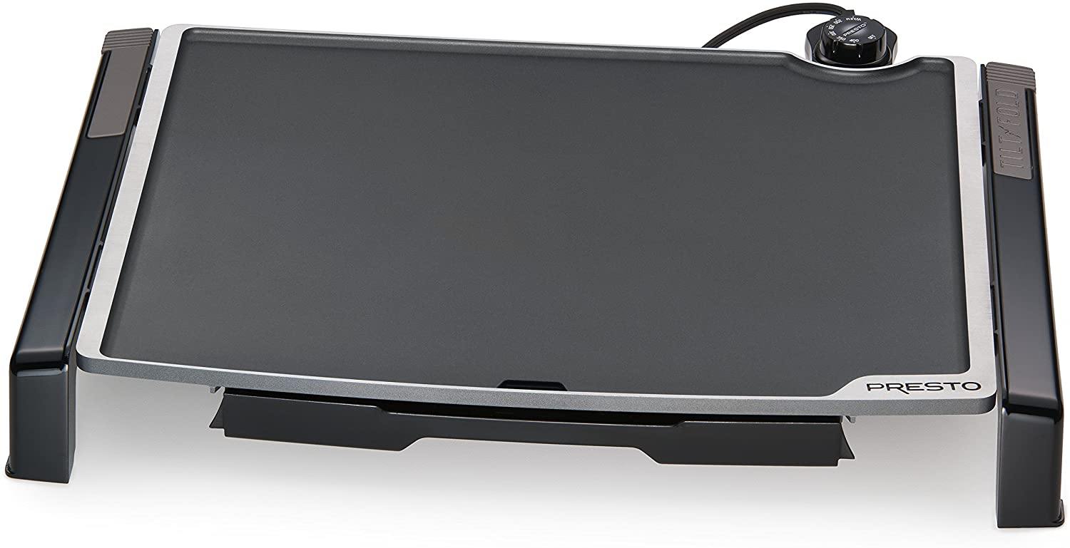 Presto 07073 Electric Tilt-N-fold Griddle, 19", Black inch - JOY2ESpree