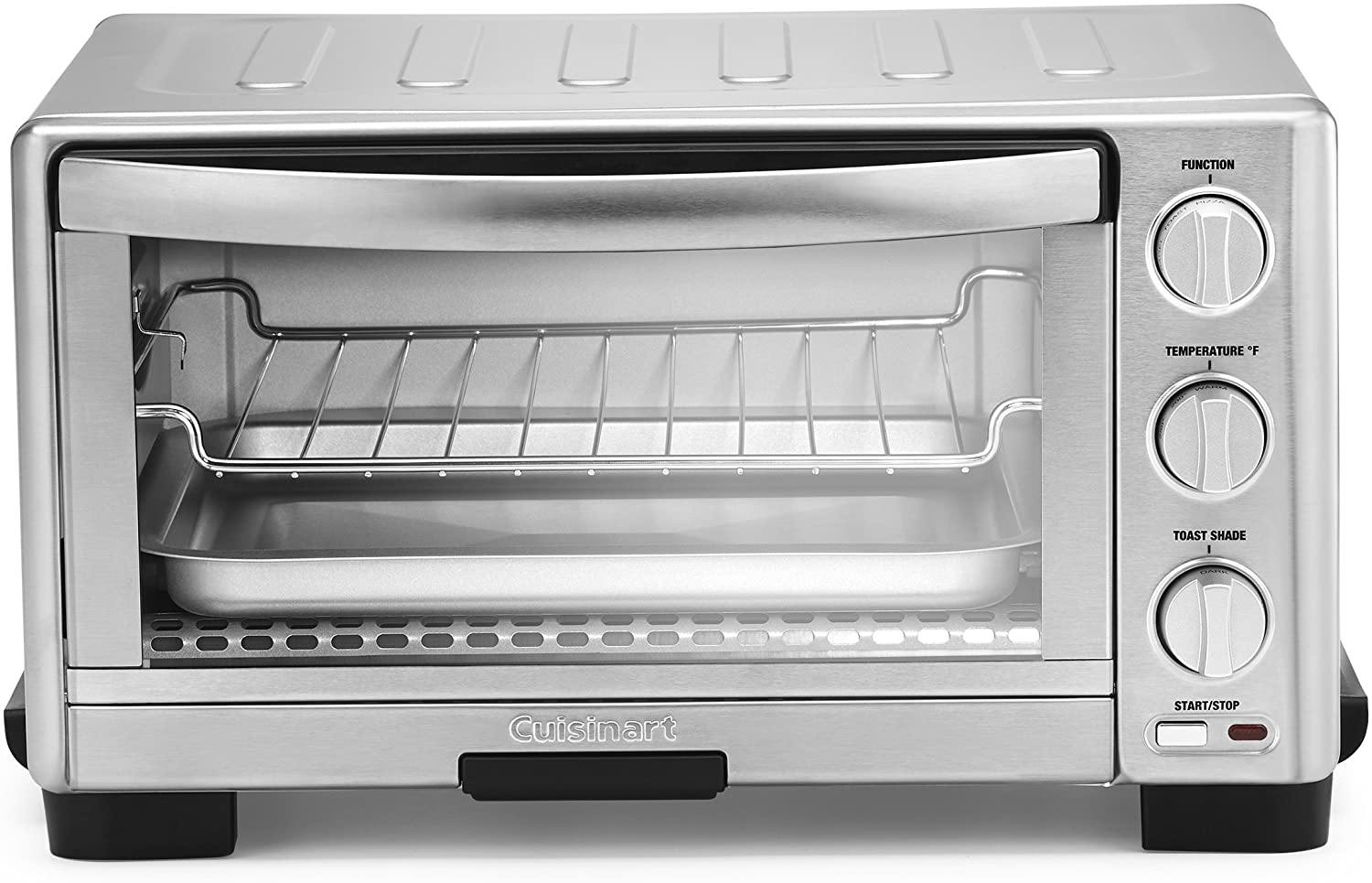Cuisinart TOB-1010 Toaster Oven Broiler, 11.77" x 15.86" x 7.87", Silver - JOY2ESpree