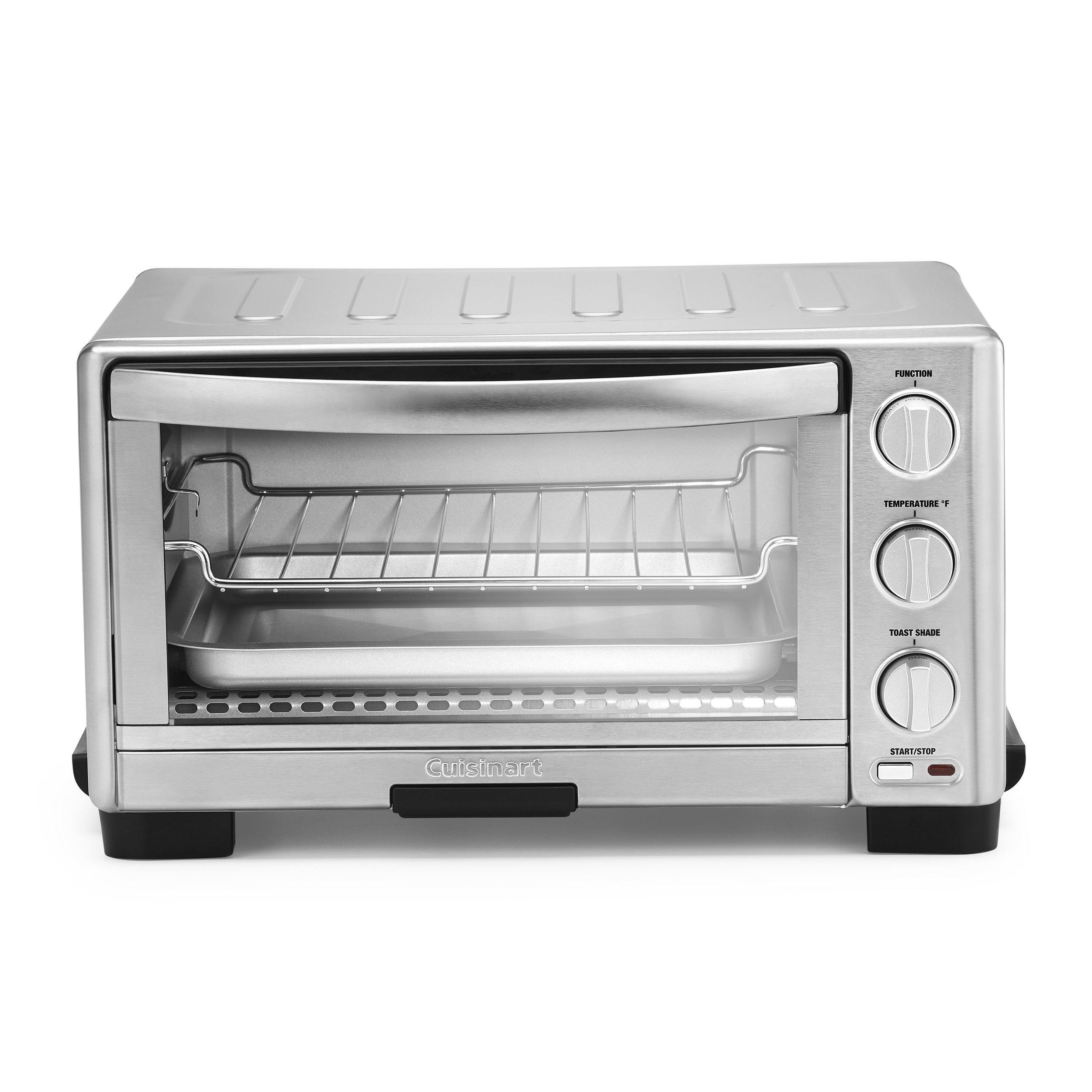 Cuisinart TOB-1010 Toaster Oven Broiler, 11.77" x 15.86" x 7.87", Silver - JOY2ESpree