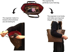 
                        
                          Load image into Gallery viewer, Felt Tote Bag Organizer Insert with Pockets, Handbag Purse Shaper, fits Neverfull, Speedy, Longchamp, etc.
                        
                      