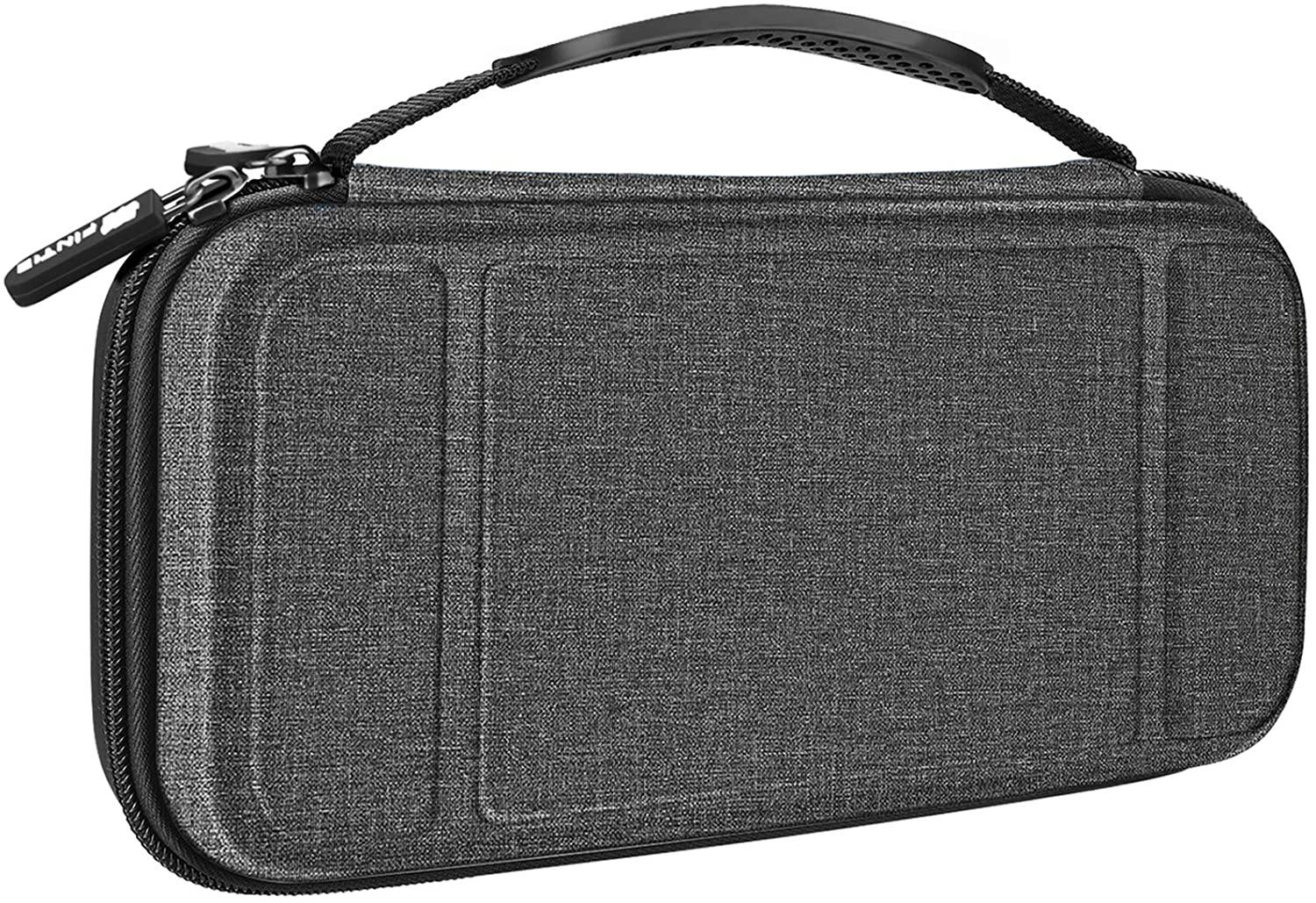 Fintie Carry Case for Nintendo Switch - [Shockproof] Hard Shell Protective Cover Travel Bag w/10 Game Card Slots - JOY2ESpree