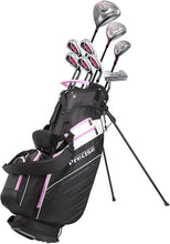 
                        
                          Cargar imagen en el visor de la galería, Precise AMG Ladies Womens Complete Golf Clubs Set Includes Driver, Fairway, Hybrid, 6-PW Irons, Putter, Stand Bag, 3 H/C's - Choose Color and Size! - JOY2ESpree
                        
                      