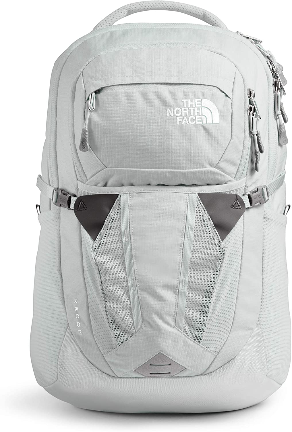 The North Face Women's Recon Backpack, TNF Black Heather/Silver Reflective, One Size