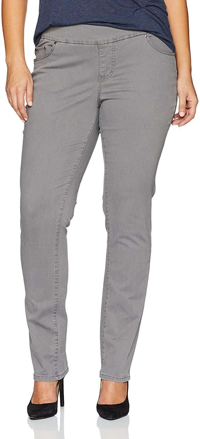 Jag Jeans Women's Plus-Size Peri Pull on Straight Leg Pant