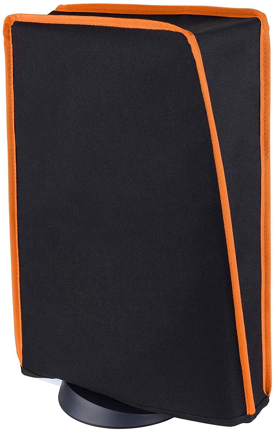 PlayVital Gray Nylon PS5 Dust Cover, Soft Neat Lining Dust Guard for DualSense 5 Console - JOY2ESpree
