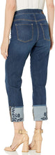 
                        
                          將圖片載入圖庫檢視器 Jag Jeans Women's Lewis Straight Pull on Crop W/Embroidered Cuff
                        
                      