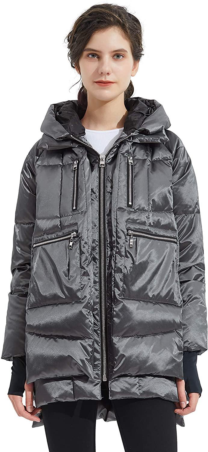 Orolay Women's Thickened Hooded Down Jacket