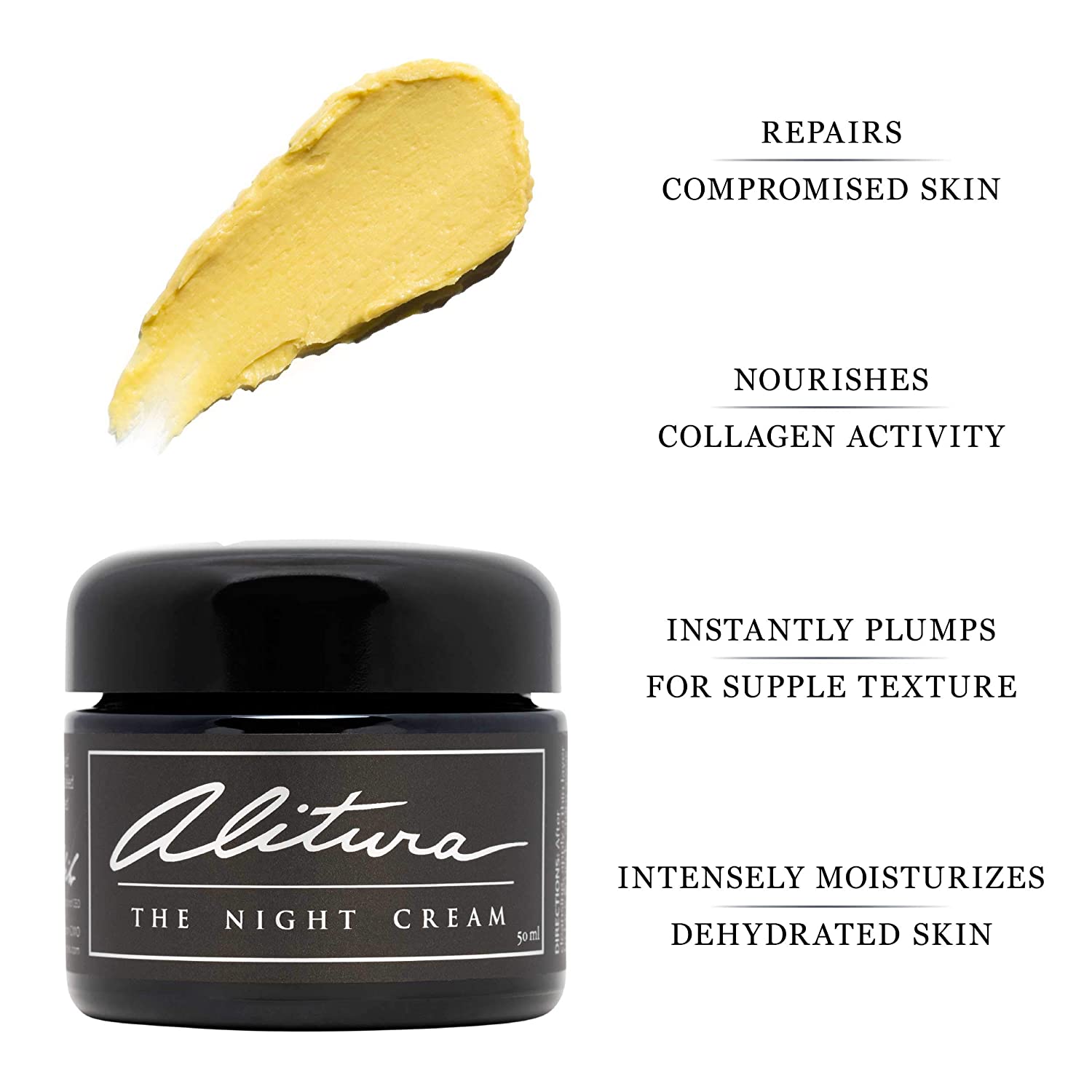 Alitura Night Cream, Anti-Aging Skincare System for Men and Women (50 ml)