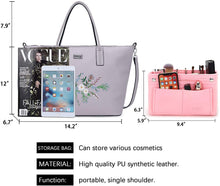 
                        
                          Cargar imagen en el visor de la galería, K.EYRE Women's Soft Faux Leather Tote Bag Purse Handbags Wallet Tote Shoulder Bag Purse Large Capacity
                        
                      