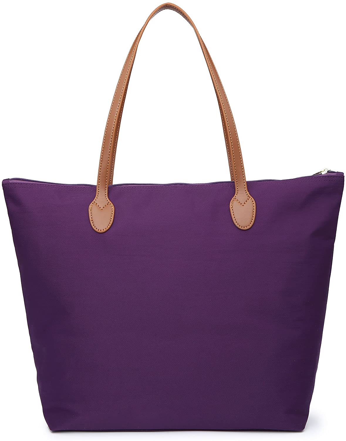 NNEE Water Resistant Light Weight Nylon Tote Bag Handbag