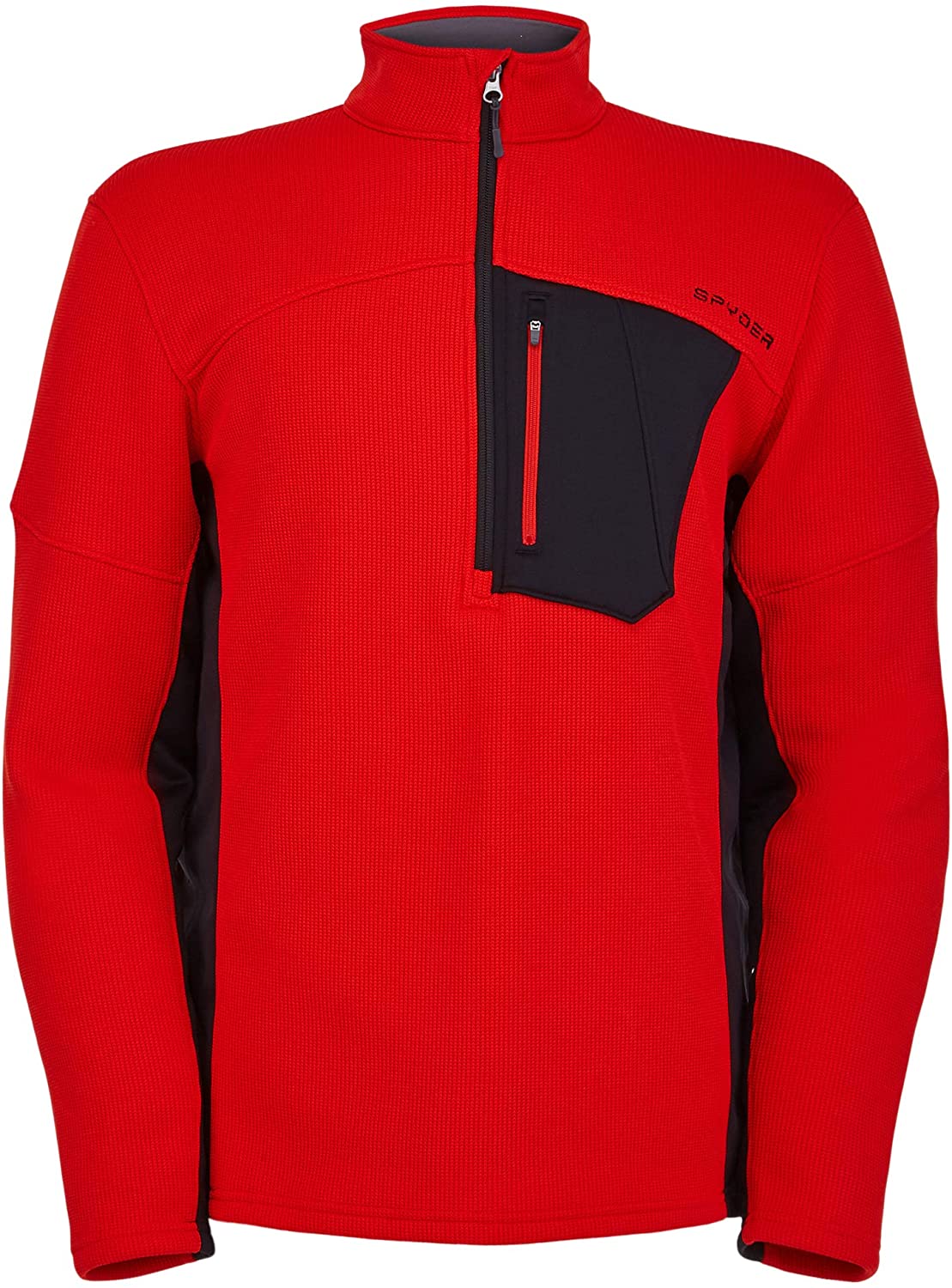 Spyder Active Sports Men's Bandit Half Zip Mid-Layer Jacket