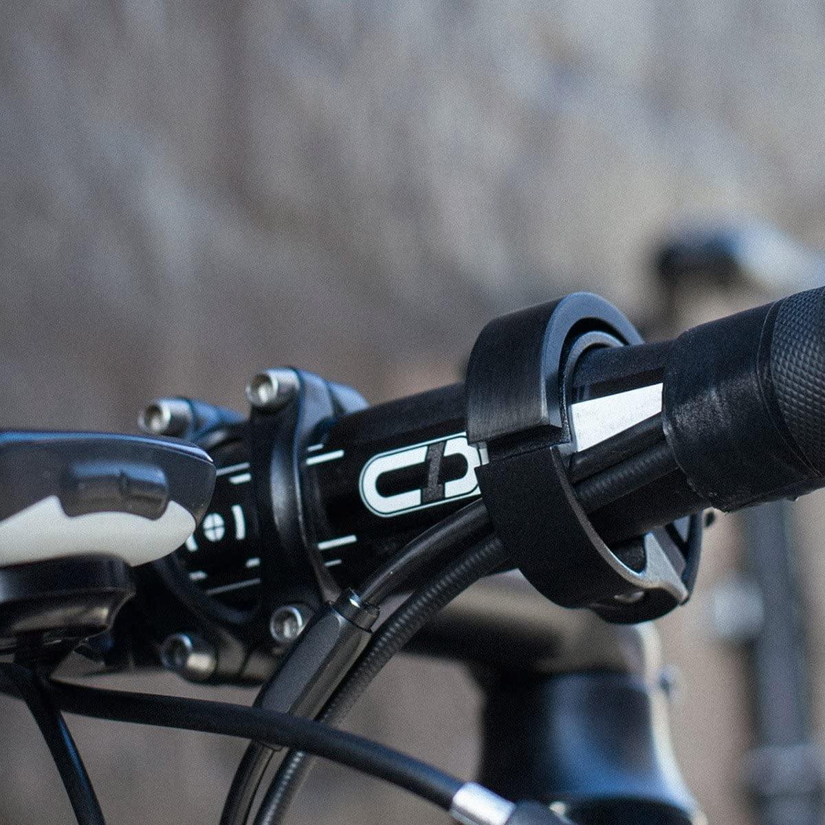 Knog Oi Bike Bell - Original & Luxe Styles, Built in Cable-Clip, Adult/Youth Bicycle Bell (Black, Copper, Brass, Aluminum)