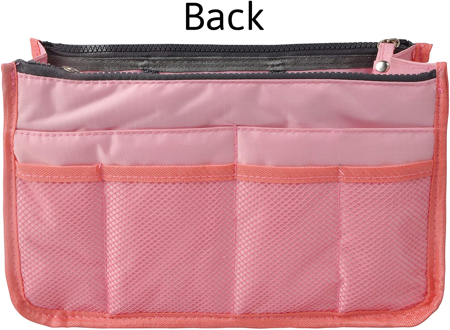 Vercord Updated Purse Handbag Organizer Insert Liner Bag in Bag 13 Pockets Purple Small