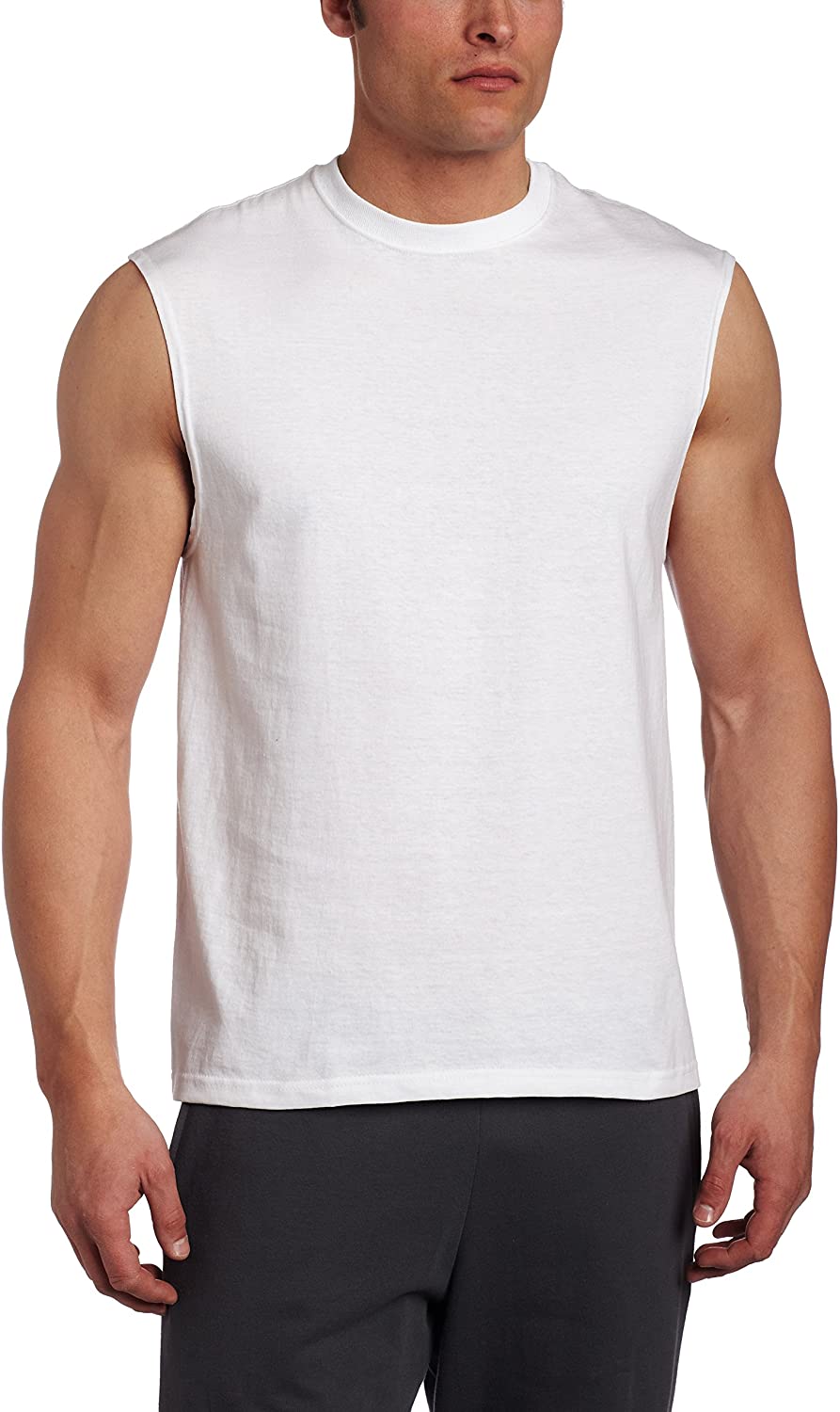 Russell Athletic Men's Cotton Performance Sleeveless Muscle T Shirts