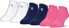 
                        
                          画像をギャラリービューアに読み込む, Under Armour Youth Cotton No Show Socks, 6-pairs - JOY2ESpree
                        
                      