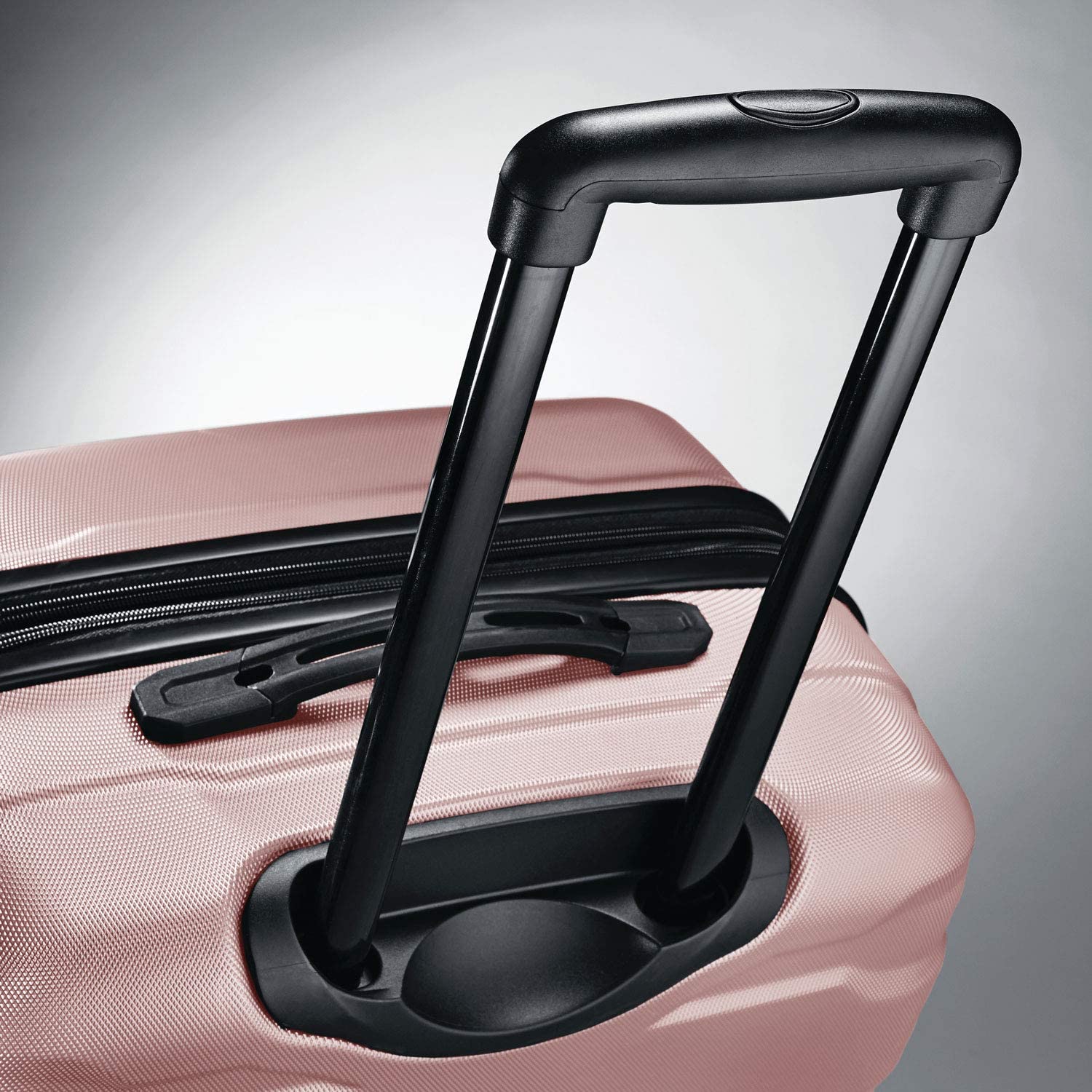 Samsonite Omni PC Hardside Expandable Luggage with Spinner Wheels, Black, Carry-On 20-Inch
