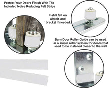
                        
                          Cargar imagen en el visor de la galería, New Improved Design!!! Barn Door Floor Guide | Smooth AS Butter Bearings!!!
                        
                      