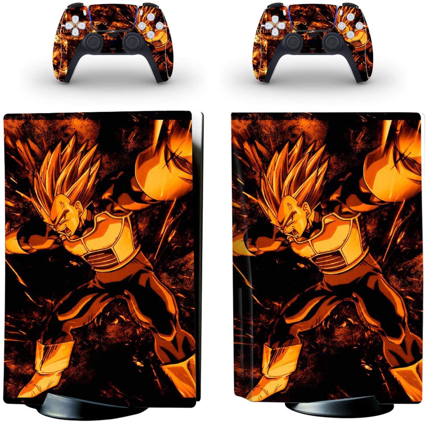 gotor Vinyl Sticker Pattern Decals Skin for PS5 Playstation 5 Console and 2 Controllers Skins (Playstation 5 Digital Edition, Type-E) - JOY2ESpree