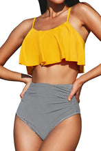 
                        
                          Muat gambar ke penampil Galeri, CUPSHE Women's High Waisted Falbala Bikini Set
                        
                      
