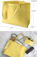 
                        
                          Load image into Gallery viewer, Minimalist Clean Cut Pebbled Faux Leather Tote Womens Shoulder Handbag
                        
                      