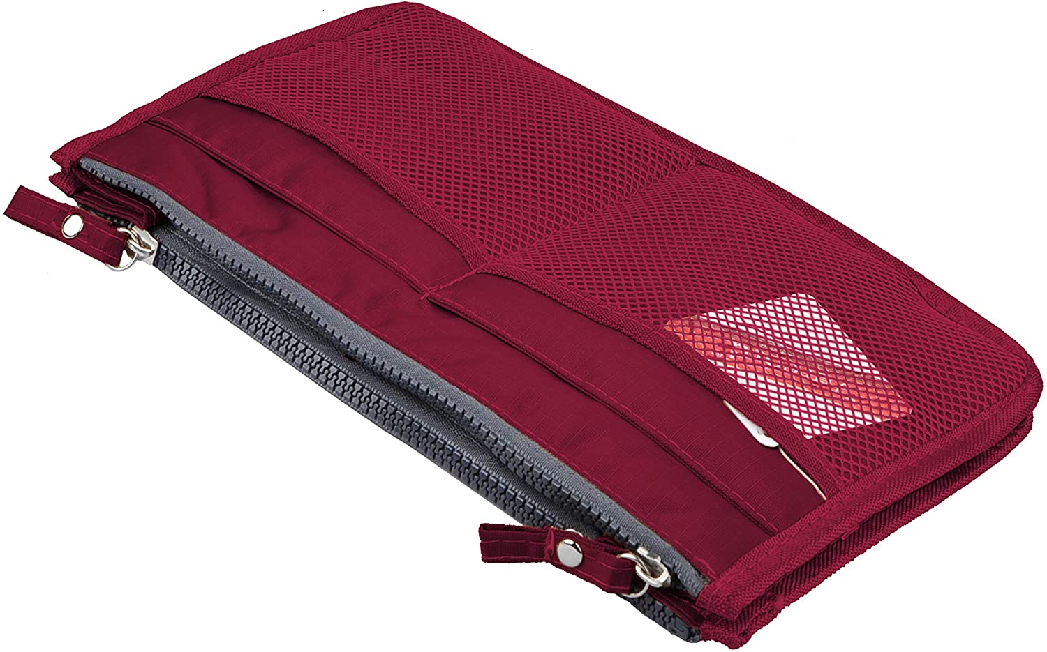 Vercord Updated Purse Handbag Organizer Insert Liner Bag in Bag 13 Pockets Purple Small