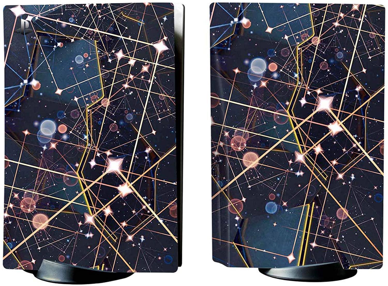 PlayVital Colorful Triangle Full Set Skin Decal for PS5 Console Disk Edition - JOY2ESpree