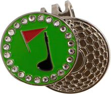 
                        
                          Cargar imagen en el visor de la galería, DA VINCI Magnetic Golf Hat Clip with 1 Inch Bling Metal Golf Ball Marker - JOY2ESpree
                        
                      
