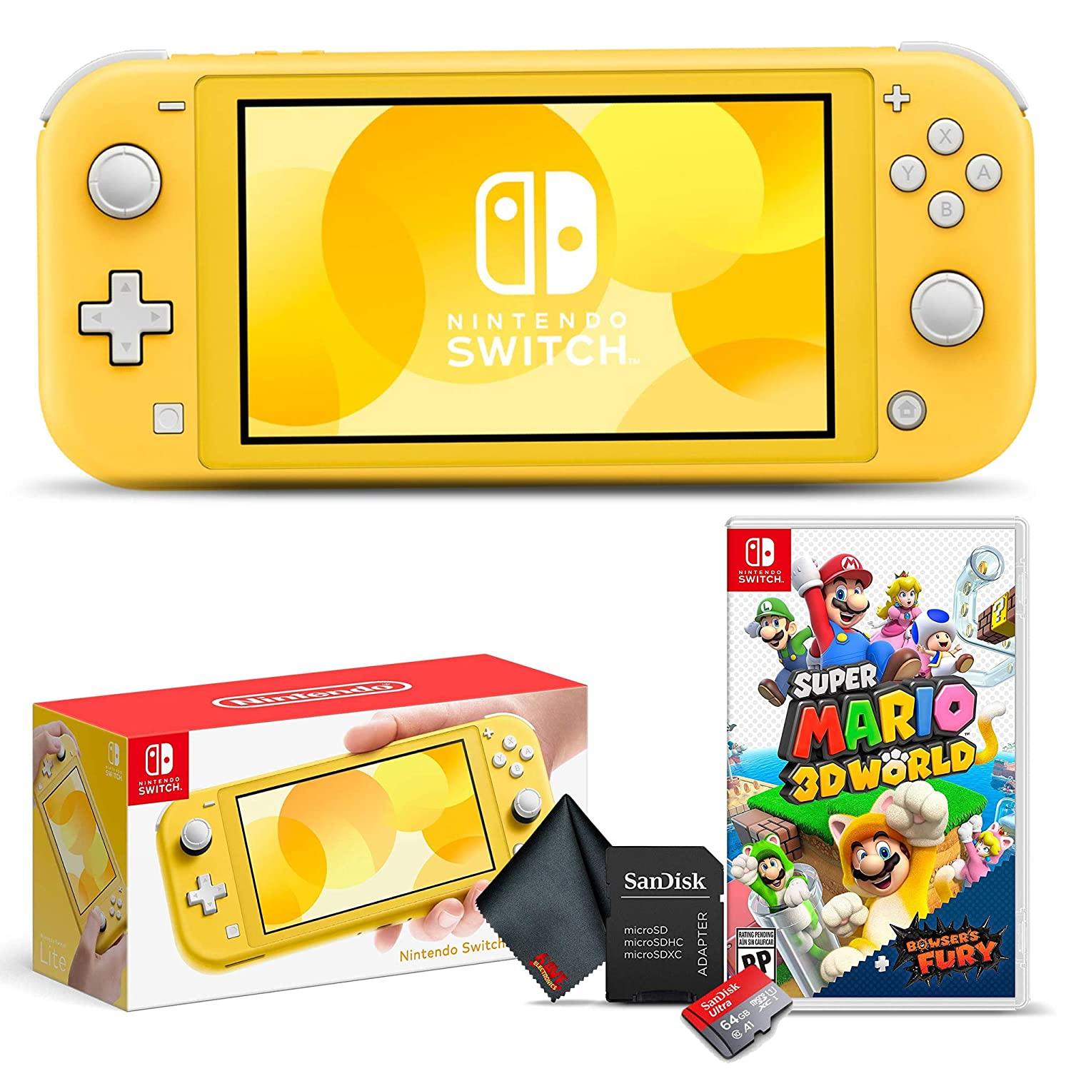 Nintendo Switch Lite Coral (HDHSPAZAA) Gaming Console Bundle - JOY2ESpree