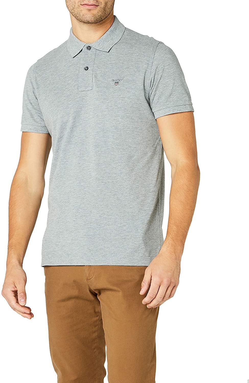 GANT Men's Classic Short-Sleeve Piqué Polo - JOY2ESpree