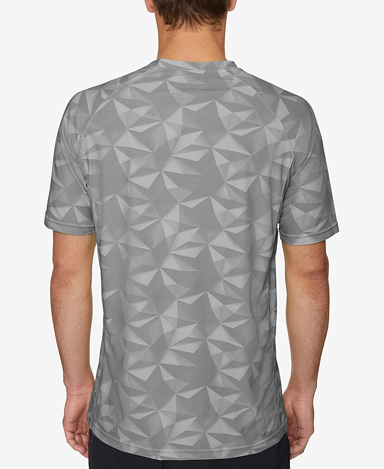 Spyder Men's Hydro Stretch Swim T-Shirt - Quick Dry Short Sleeve Rash Guard Tee