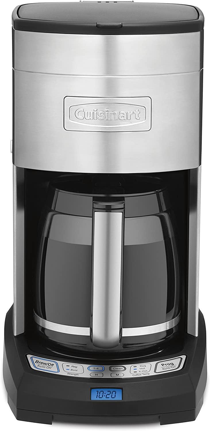 Cuisinart DCC-1200 Brew Central 12 Cup Programmable Coffeemaker, Black/Silver - JOY2ESpree